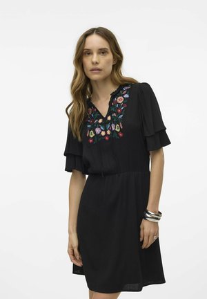 Vero Moda VMSINA KURZES - Jurk - black