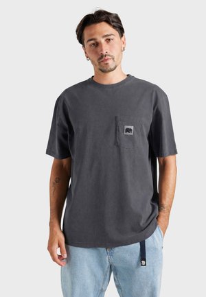 Trendsplant, TRENDSPLANT T-SHIRT GARZA - Paprasti marškinėliai - anthracite