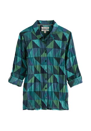 Seasalt Cornwall, SEASALT CORNWALL LARISSA SHIRT - Πουκαμίσα με κουμπιά - teal - blanket geo estuary