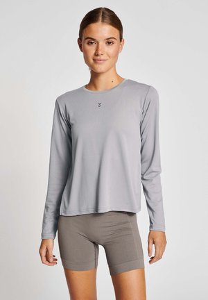 Long sleeved top - sharkskin