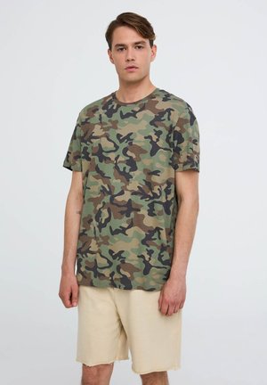 Terranova MIMETICA - T-shirt con stampa - salvia
