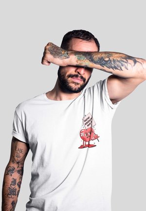 Henry Tiger, POP CREATURES NO - T-shirt print - white