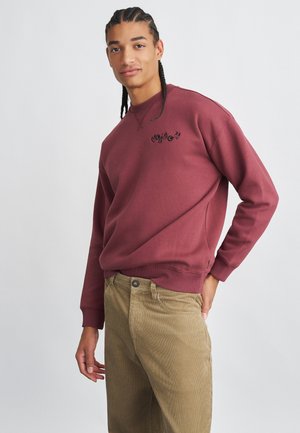 DANIEL SHEPARD CREW - Sweatshirt - merlot