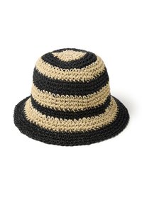 PIOMBO Cappello - black beige