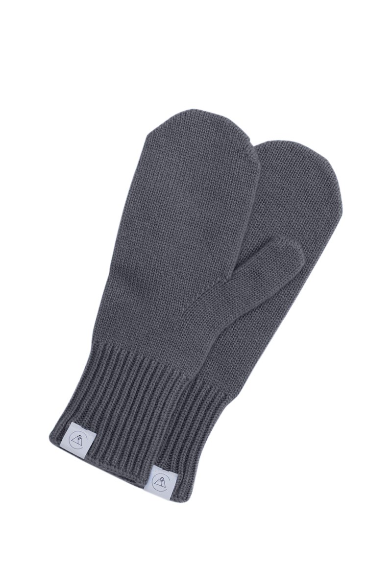 CASH-MERE Kortfingerhandsker - grau