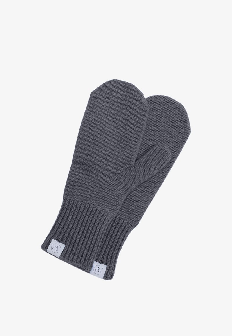 CASH-MERE Kortfingerhandsker - grau
