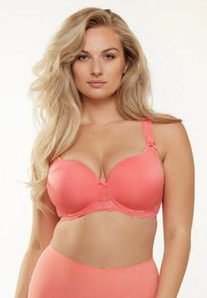 PLUS UNI-FIT - Push-up BH - spiced coral