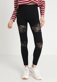 Urban Classics - Leggings - black Miniaturebillede 1