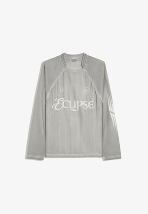 Bershka, LONG SLEEVE TECHNICAL - T-SHIRT - T-shirt à manches longues - light grey