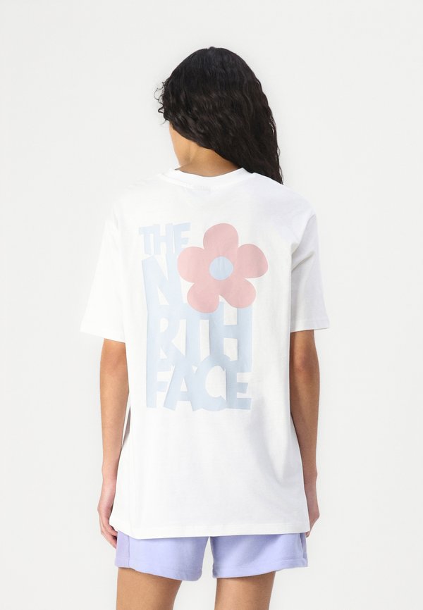 WOMENS OVERSIZED TEE FLOWER LOGO - Print T-shirt