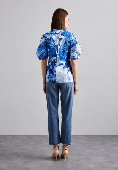 Erdem BLOUSON SLEEVE BUTTON DOWN SHIRT - Blůza - lupin blue
