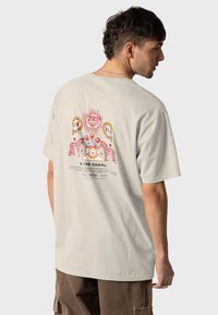Kaotiko NAIROBI UNISEX - Tričko s potlačou - light grey