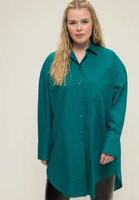 Studio Untold LONGBLOUSE LONG-SLEEVE BUSINESSBLOUSE - Overhemd - dark blue