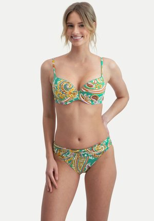 REGULAR - Bikinibroekje - groen meerkleurig