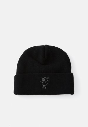 Cleptomanicx SKETCH GULL UNISEX - Bonnet - black