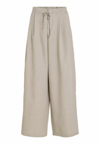 VILA HIGH WAIST - Stoffhose - feather gray