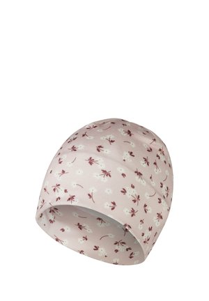 Sterntaler, BEANIE MIT BLÜMCHEN, ZWEI TRAGEVARIANTEN - Beanie - puderrosa