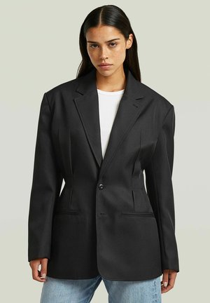 G-STAR CINCHED BLAZER - Blazer - dk black