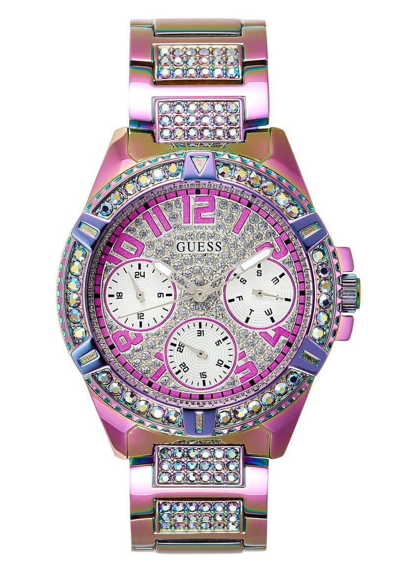 Silver Coloured Zalando Guess Uhren Damen Guess GS LADY FRONTIER Watch  Multi-coloured/pink Zalando