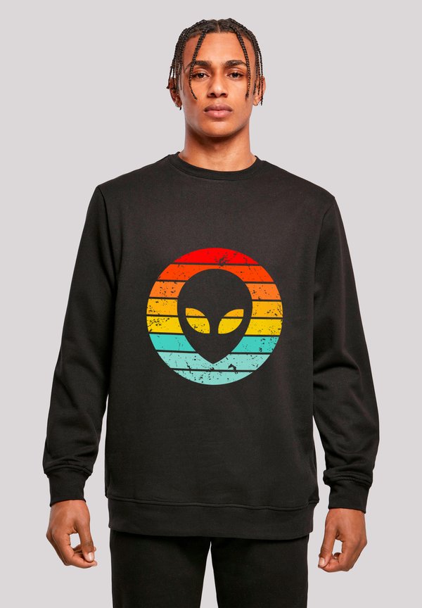ALIEN RETRO SONNENUNTERGANG - Sweatshirt - schwarz