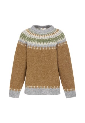usha, Trui - brown multicolor