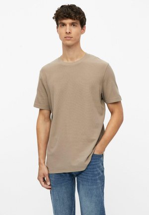 s.Oliver, T-SHIRT - T-Shirt basic - hellbraun