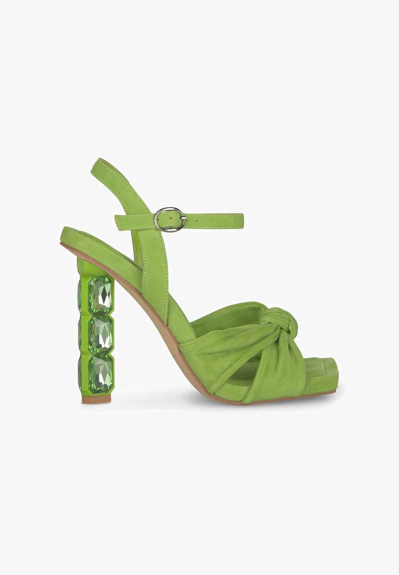 Sandalias Zapatos Pena En Alma Sandalia Con Tacon Apv250977 Textil