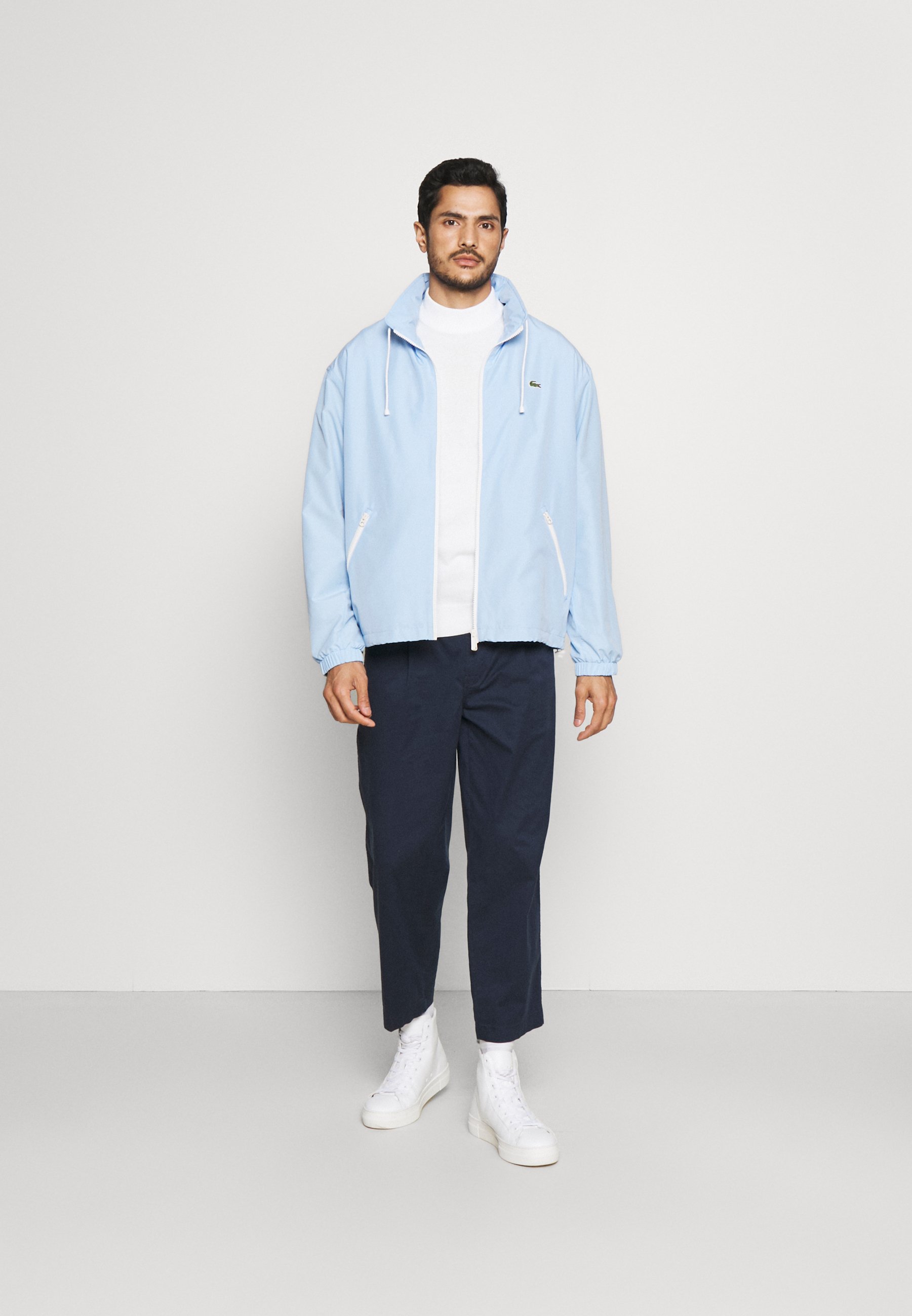 light blue summer jacket