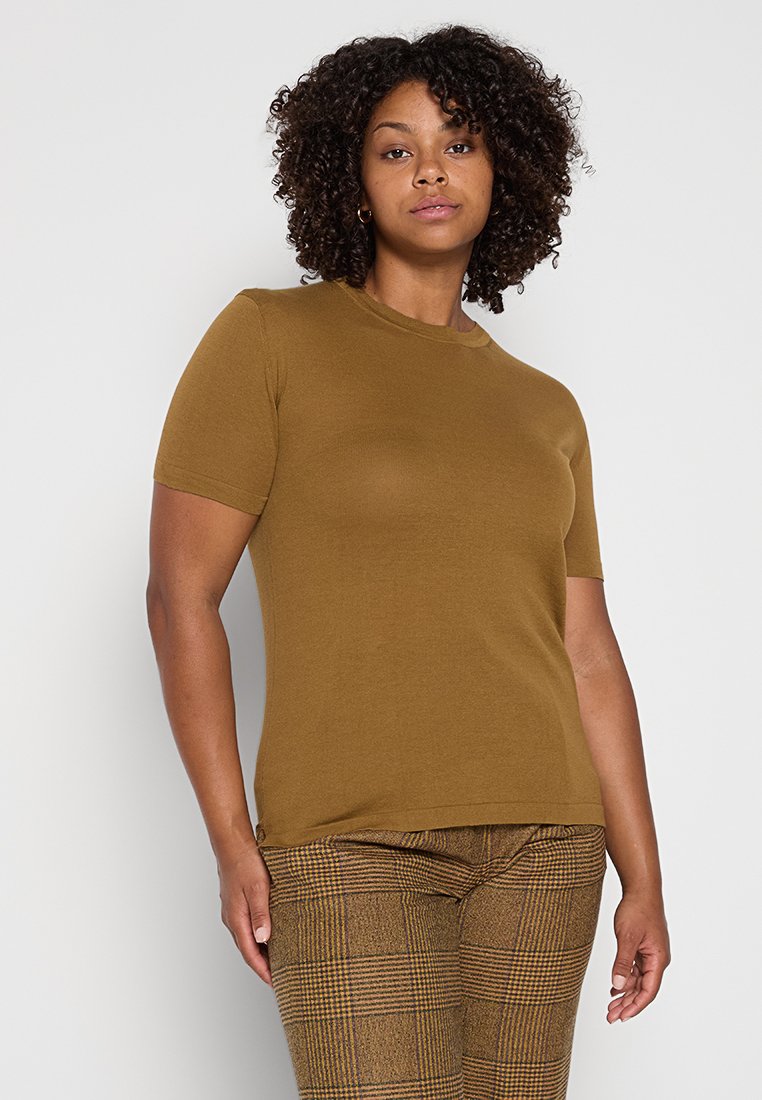 ASPESI T-shirt basic olijfgroen ASPESI T-shirt basic olijfgroen