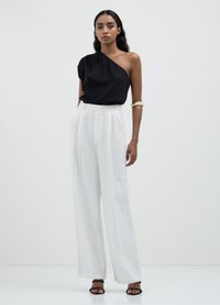 Calliope LUNGO - Stoffhose - bianco