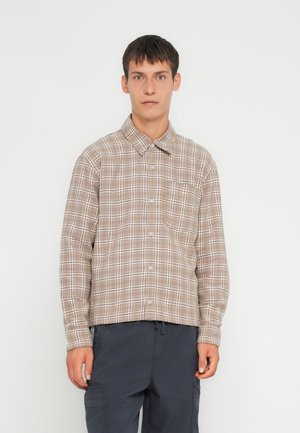 BOXY CROP - Cămașă - brown