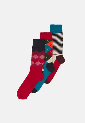 CLASSICS 3 PACK UNISEX - Calze - multi reds
