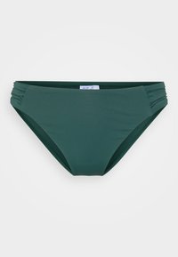 COLLECTIVE HIGH LEG RUCHED SIDE - Bikini bottoms - evergreen