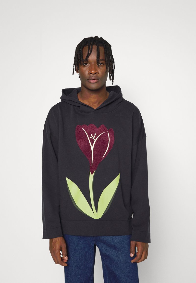 sandro HOODIE TULIP UNISEX - Hoodie - navy blue/dark blue - Zalando.de