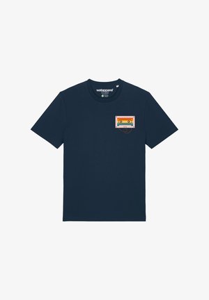 watapparel, RAINBOW CASSETTE - T-Shirt print - french navy