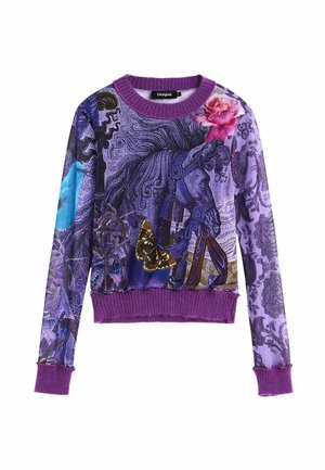 Desigual, PRINTED T-SHIRT M. C. LACROIX - Camiseta de manga larga - purple