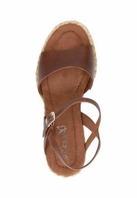Caprice Espadrillas - cognac nappa