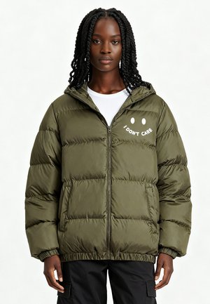 I DONT CARE - Winterjas - khaki