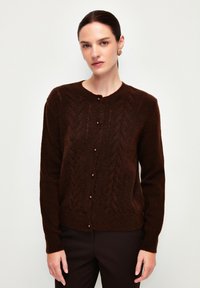 adL - BUTTONED FRONT - Vest - brown Miniatuurafbeelding 1