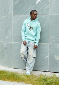 Nike Performance NBA CITY EDITION CHARLOTTE HORNETS HOODY - Sporto klubų atributika - mint/white