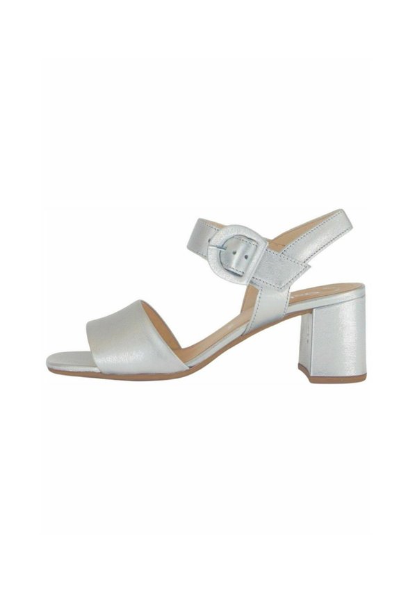 Riemensandalette - silber