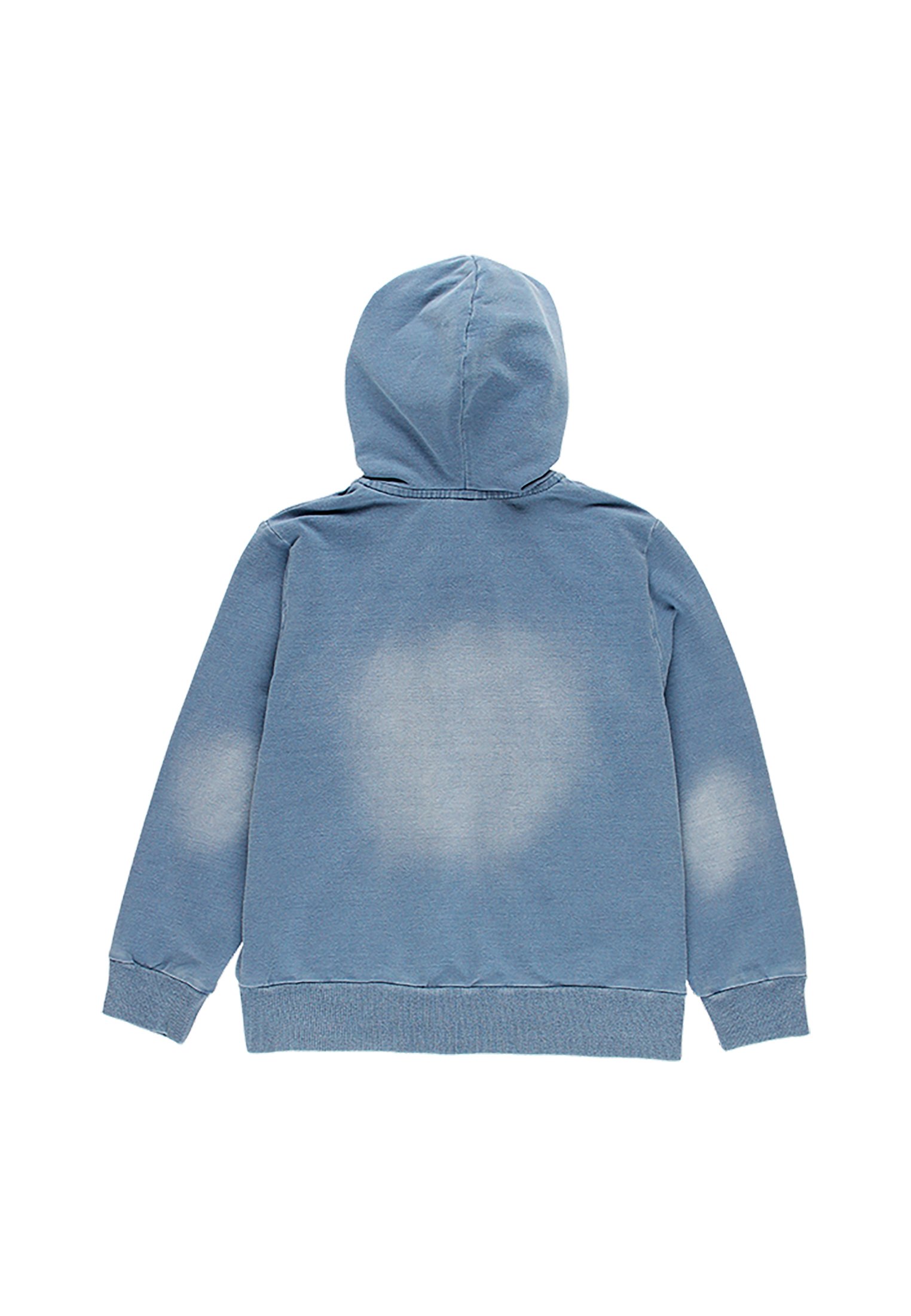 bleach blue hoodie