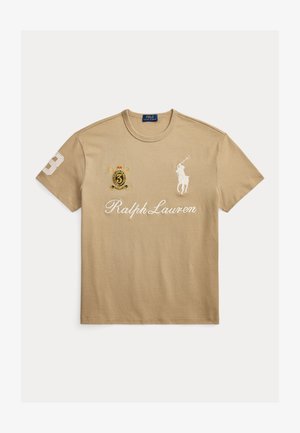 Polo Ralph Lauren, CLASSIC FIT BIG PONY JERSEY T-SHIRT - T-Shirt print - vintage khaki