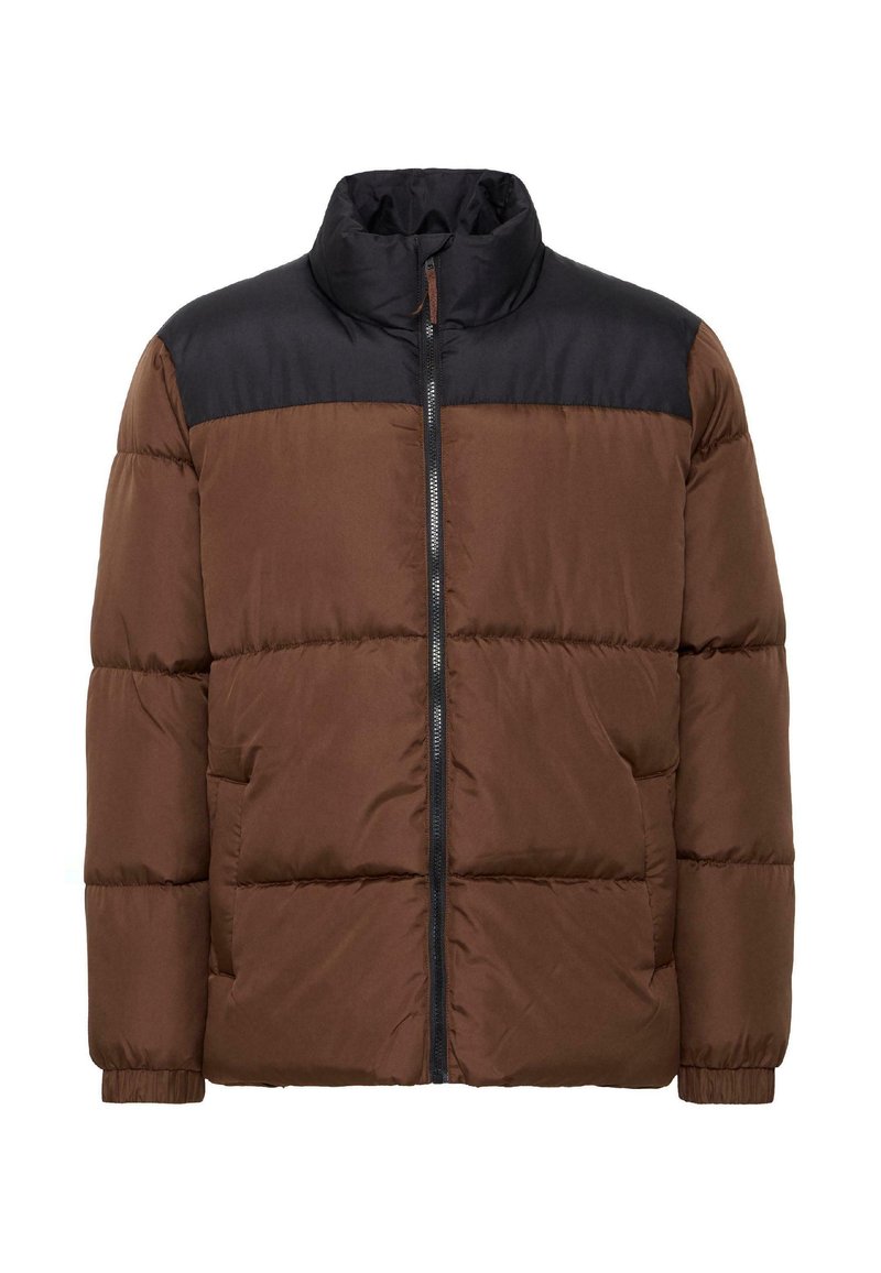 Blend BHELWIN COLORBLOCK PUFFER - Chaqueta de invierno - chicory coffee ...