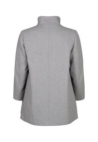 Zizzi Īss mētelis - light grey melange