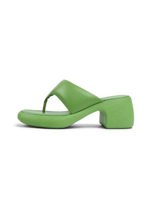 THELMA - T-bar sandals - helles grün