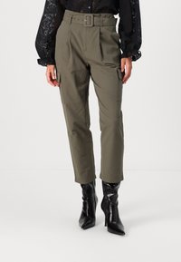 Anna Field by Zalando - PAPERBAG  - Trousers - khaki Thumbnail Image 1