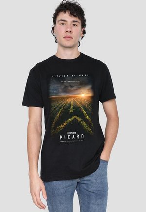 STAR TREK PICARD PICARD POSTER - Print T-shirt - black