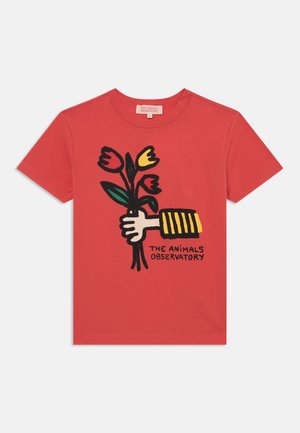 THE ANIMALS OBSERVATORY BIG ROOSTER UNISEX - Camiseta estampada - red