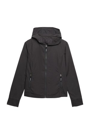 Bench, BENCH X SUPERDRY &AMP; CO BENCH HOODED FUNNEL NECK RIPSTOP JACKET - Übergangsjacke - charcoal  charcoal